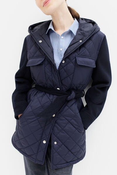 manteau maxine bleu marine femme
