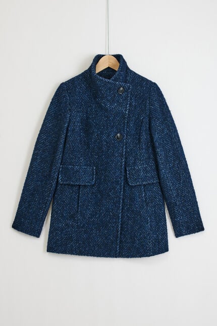 Ali coat navy blue woman
