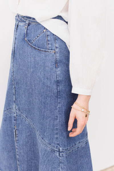 jupe louka denim stone femme