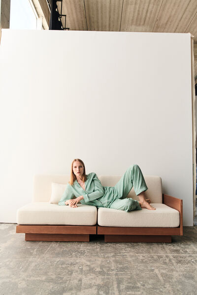 Pyjama axel vert clair femme