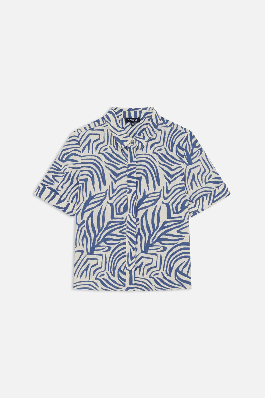 Carry overhemd blauw vrouw