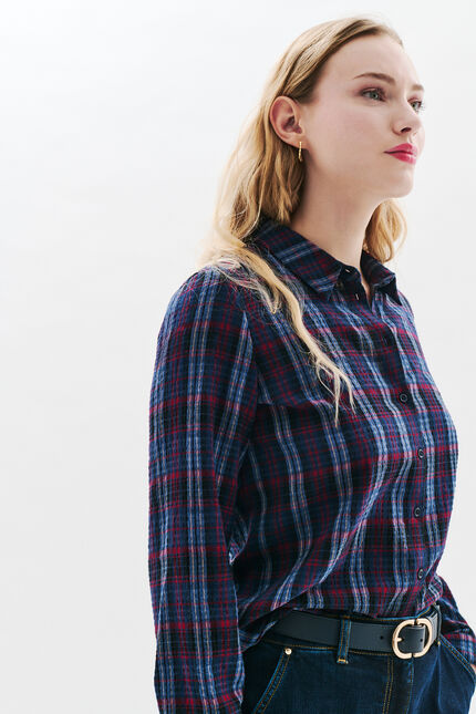 Chemise Jessica4 bleu marine femme
