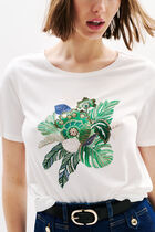 Tedouard t-shirt khaki green woman