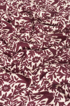 Ines scarf burgundy woman
