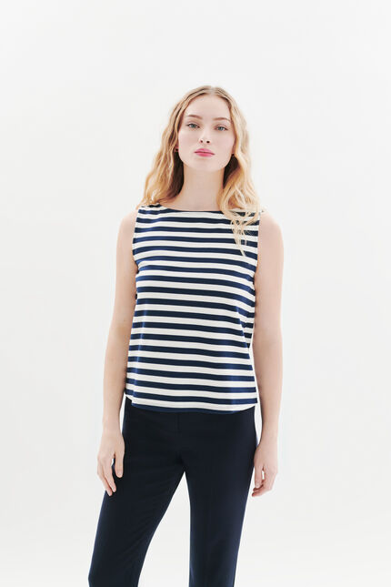 Tdriss1 T-shirt marineblauw vrouw