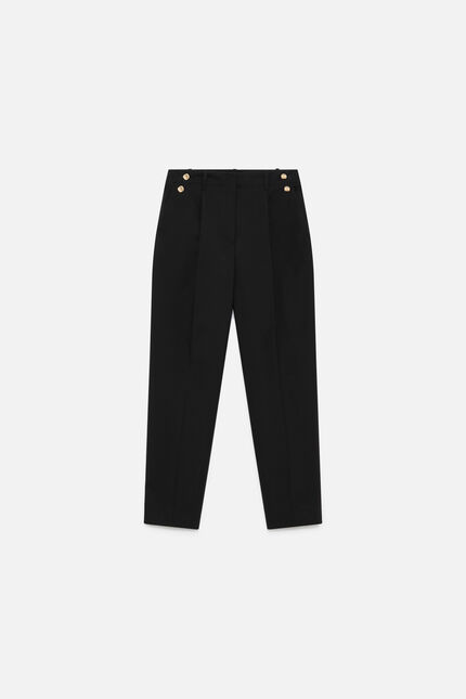 Pantalon Polygone noir femme