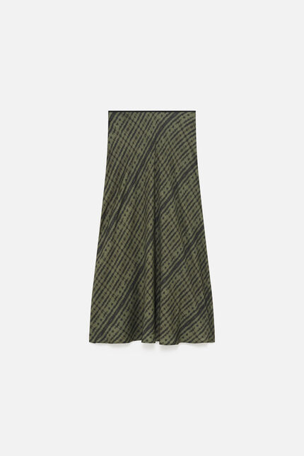 Jupe Jalentina2 vert kaki femme