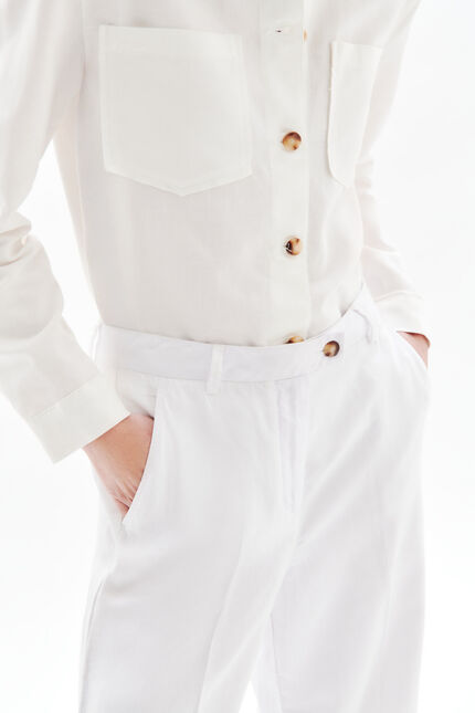 Pantalon Paky ecru femme