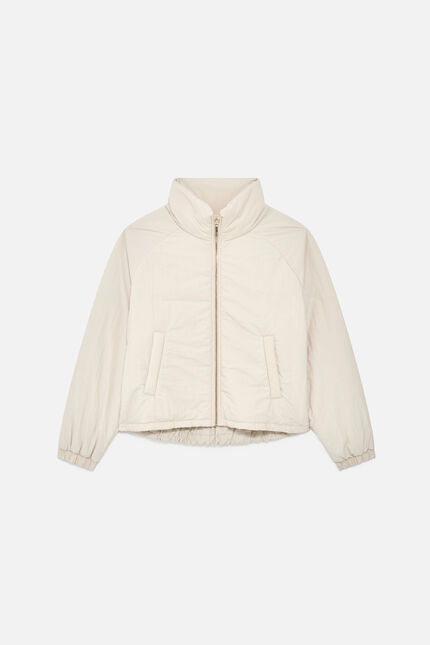 Doudoune glace beige femme
