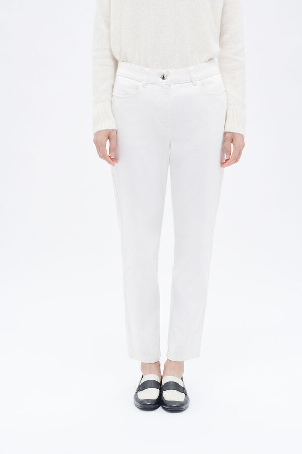 pantalon piper ivoire femme Pantalon piper ivoire femme
