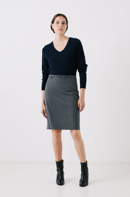 Jupe johanna1 gris fonce femme