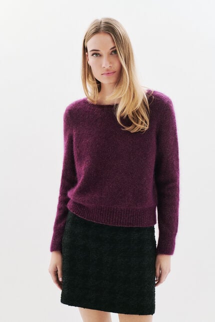 Jersey Stephano burdeos mujer