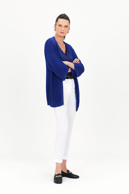 Pull marinella bleu turquoise femme
