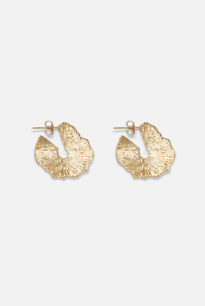 Pendientes Fleur oro mujer