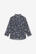 Cparty blouse navy blue woman