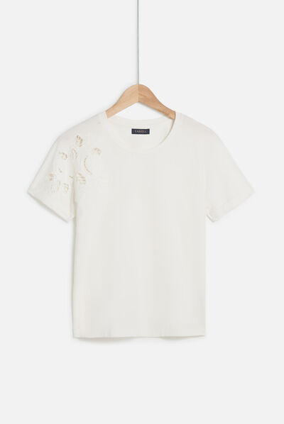 T-shirt tosca blanc femme