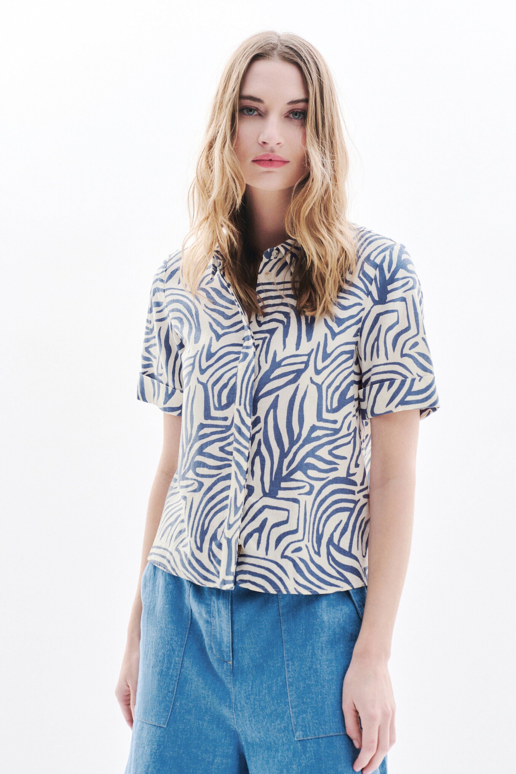 Chemise Carry bleu femme
