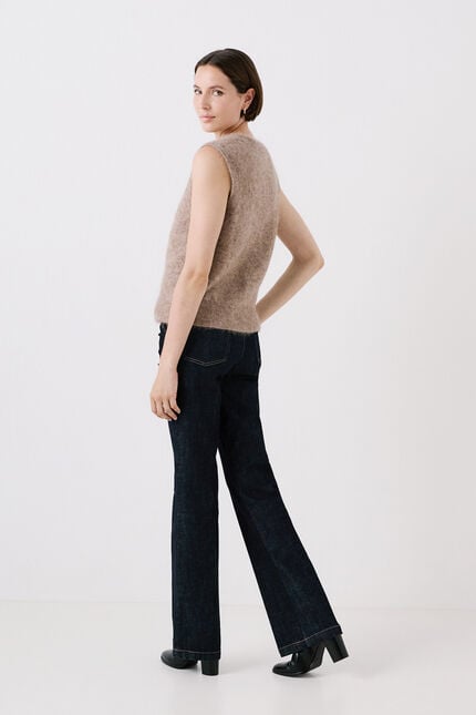Pull douglas taupe femme
