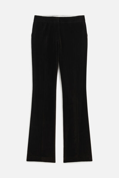 Pantalon piment marron fonce femme