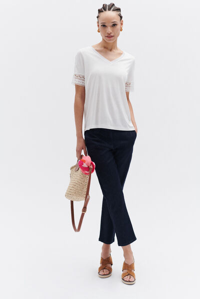 Chino Damilo denim brut mulher