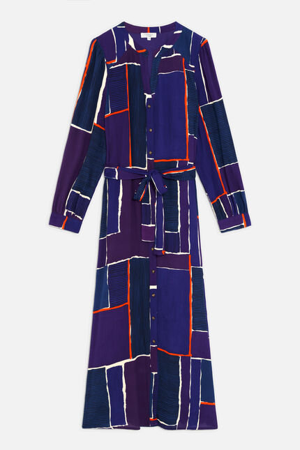 Robe rina parme femme