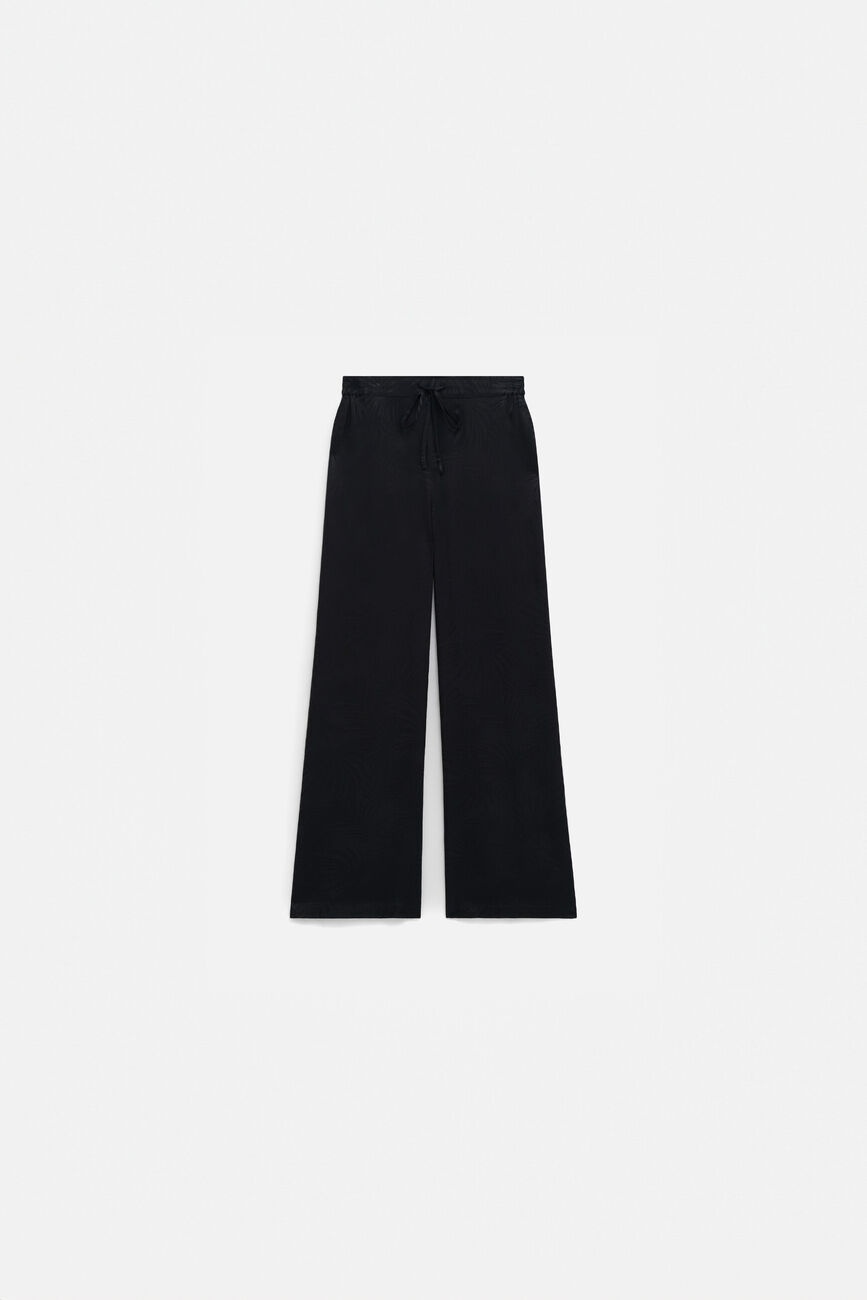 Pantalon peinture2 noir femme