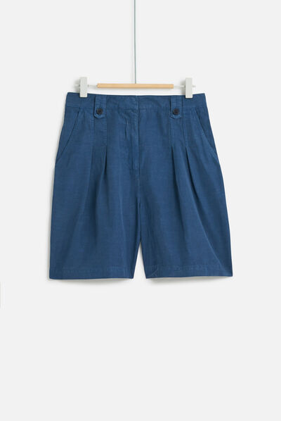 short malton bleu femme