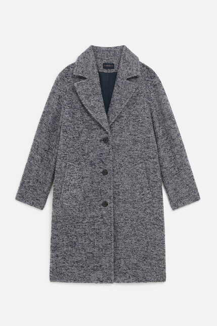 Manteau gusto bleu marine femme