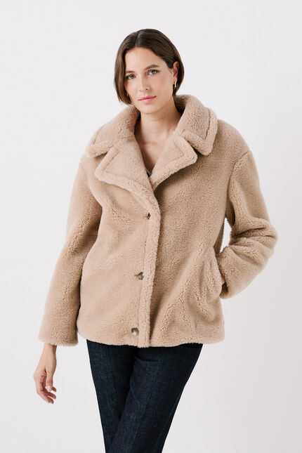 Cappotto Gargouille cammello donna