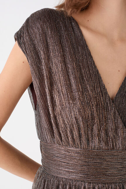 Robe rguesta couleur cuivre femme