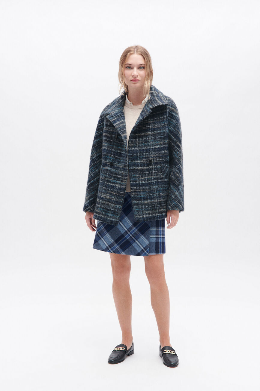 Gabino coat sky blue woman