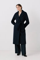 maname coat navy blue woman