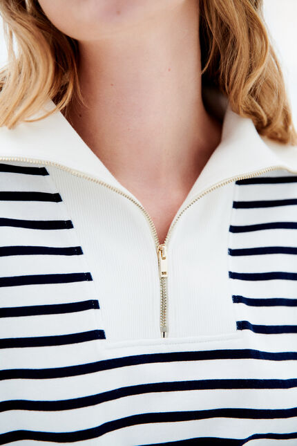 Sweatshirt tleandro bleu marine femme
