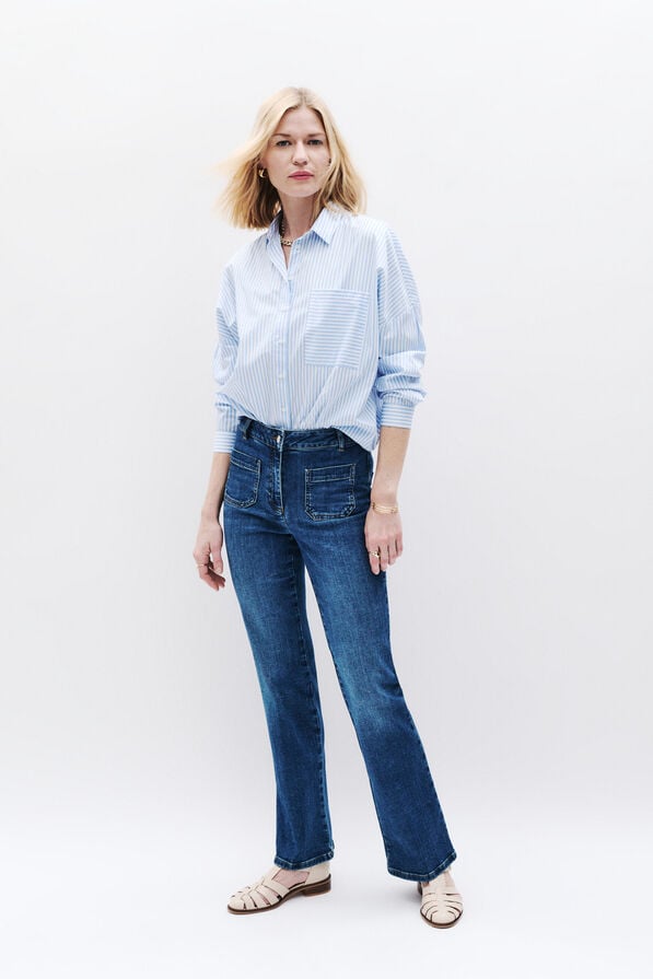 chemise claudine bleu ciel femme Chemise claudine bleu ciel femme