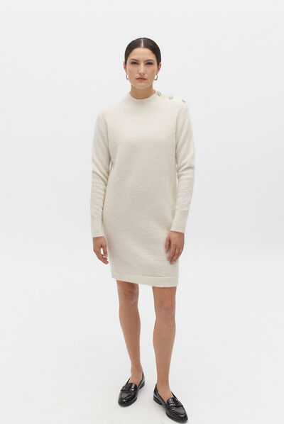 robe cameron ivoire femme