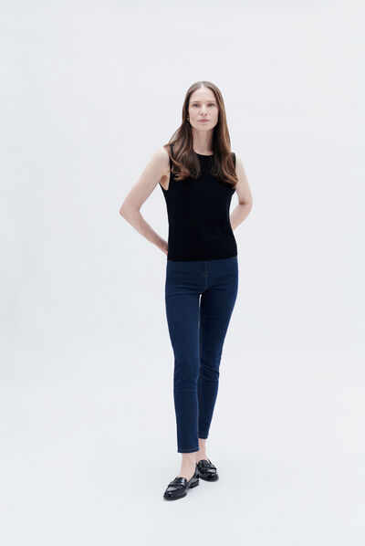 pull ilona noir femme