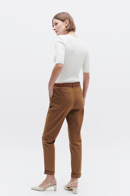 Broek Adelmo camel vrouw