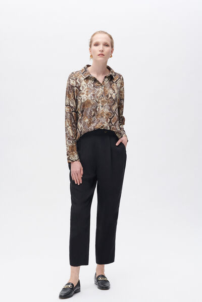 Chemise calma2 marron femme