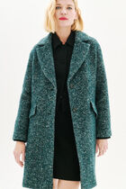 Grissini coat teal woman