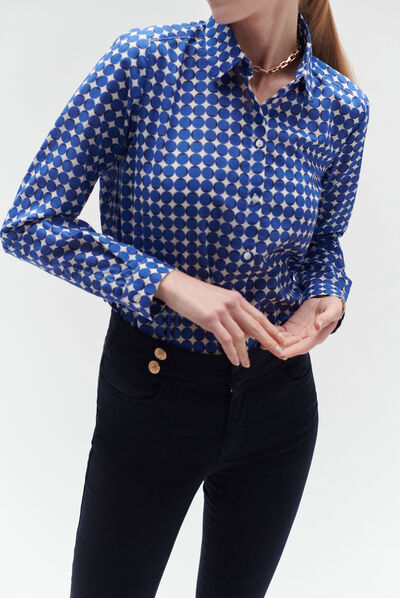 pantaloni andover skinny blu navy donna
