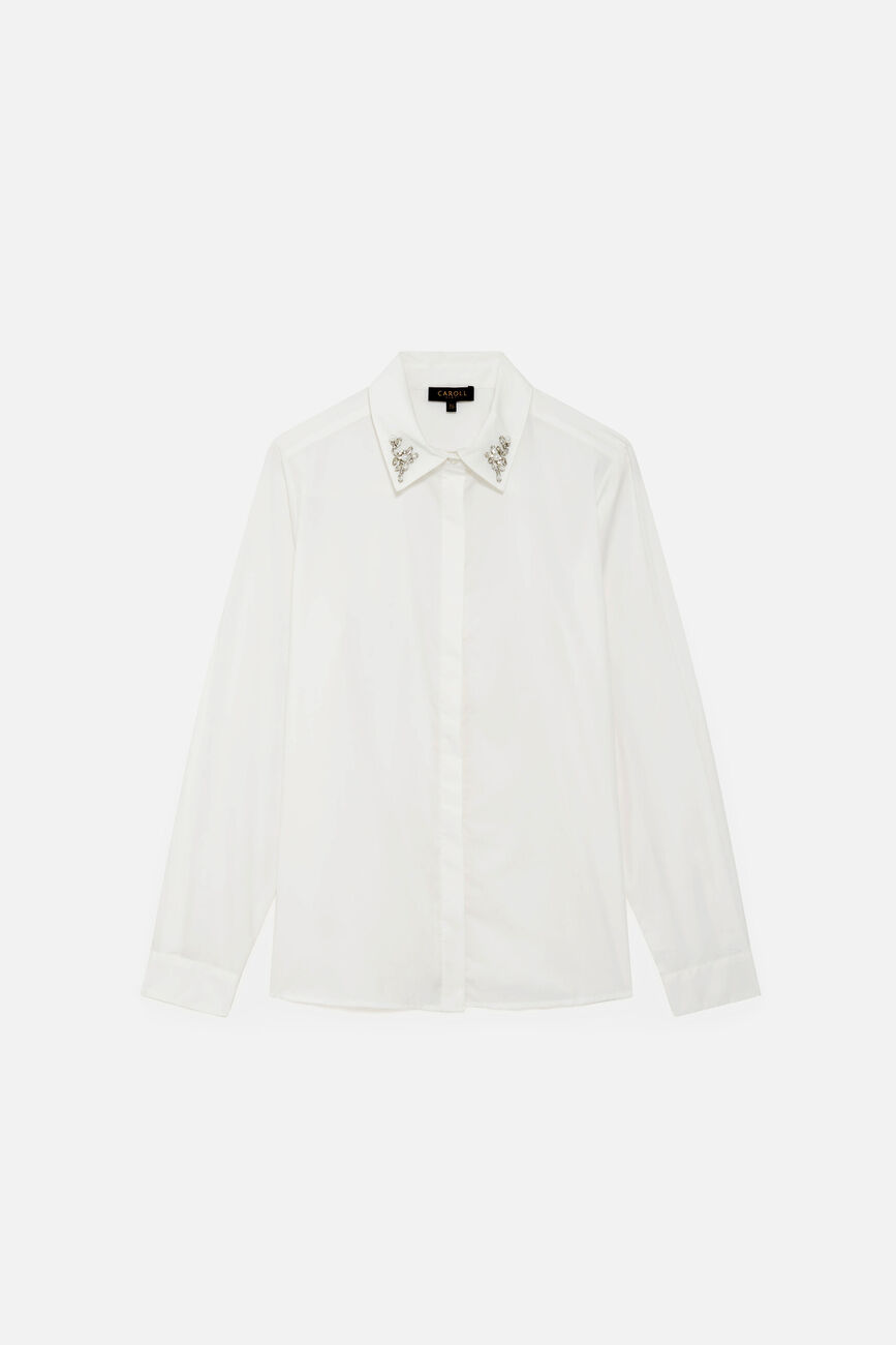 Chemise cjamice blanc femme