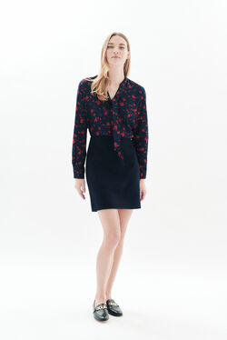 Jupe Jonathan bleu marine femme