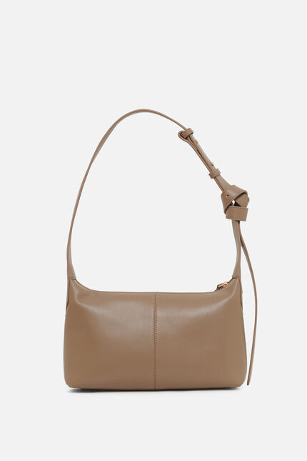 Sac Soa en cuir naturel beige femme