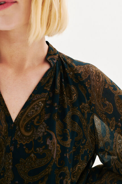 Blusa Csylvia azul marino mujer
