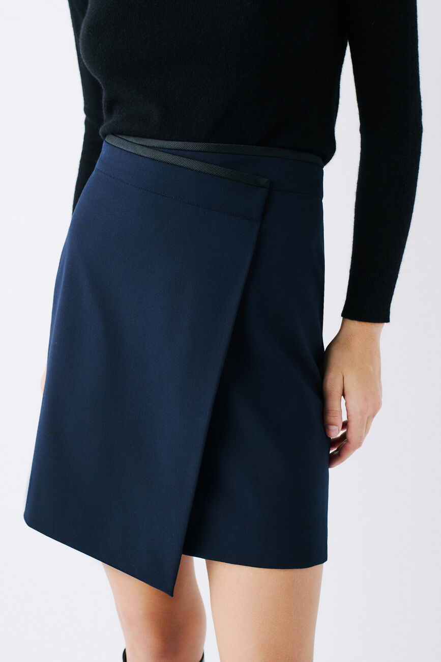 jphare skirt navy blue woman