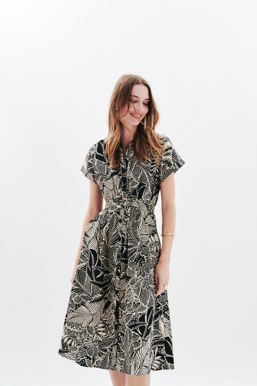 Robe Fran noir femme