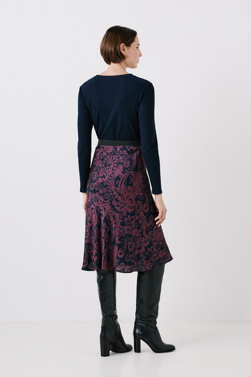 Skirt jalentin navy blue woman