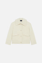 Giro coat ecru woman