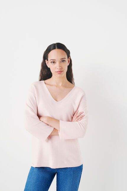 Pull mbobby rose pastel femme