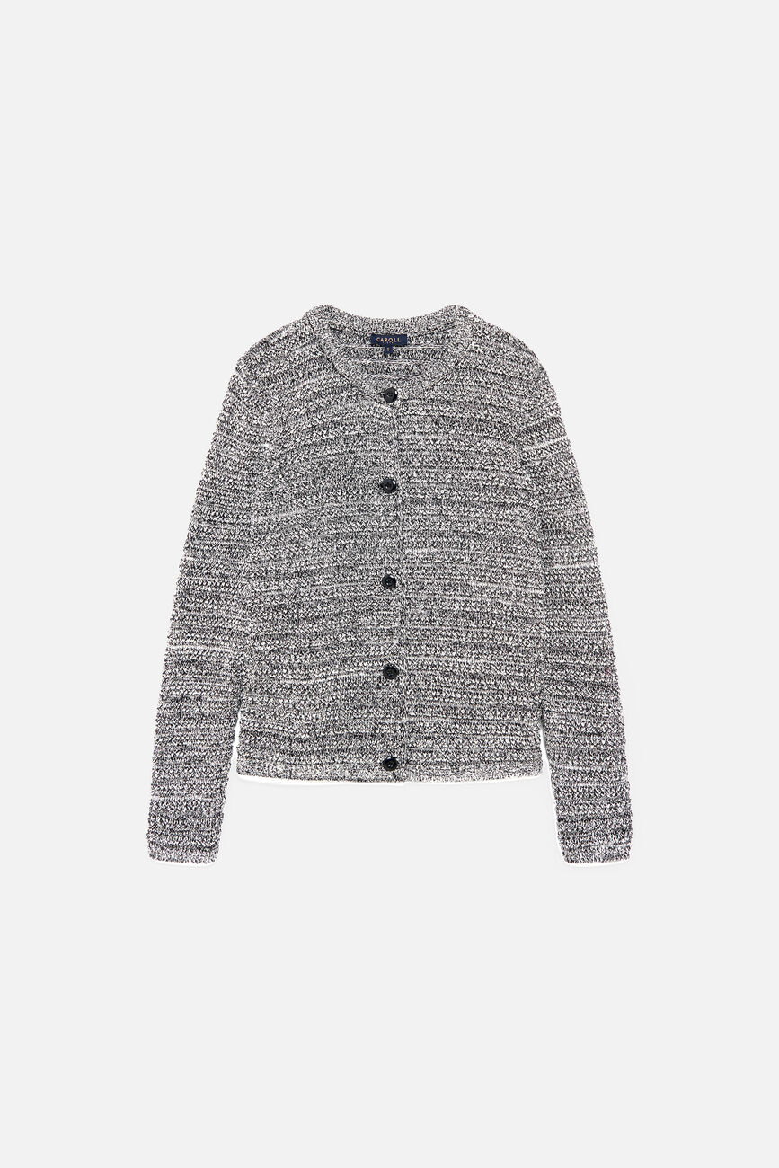 Gilet cecile noir femme
